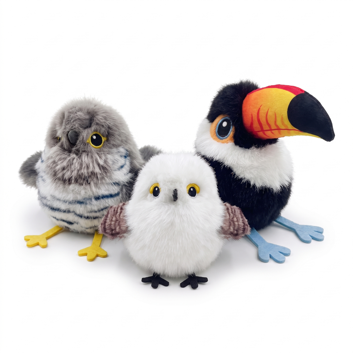 Plush Flapping Bird Cat Toy | 3 Wing Modes | USB-C Rechargeable