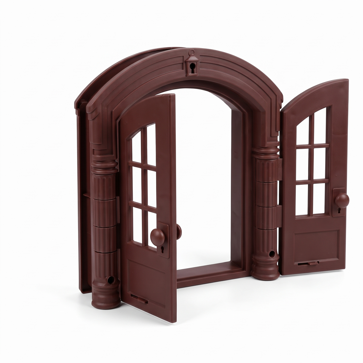 Cat Door for Doors and Walls | Arched Double Door Design | Lockable