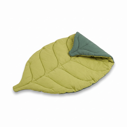 Leaf Cat Bed Mat, Reversible | Quilted and Washable | 3 Shapes