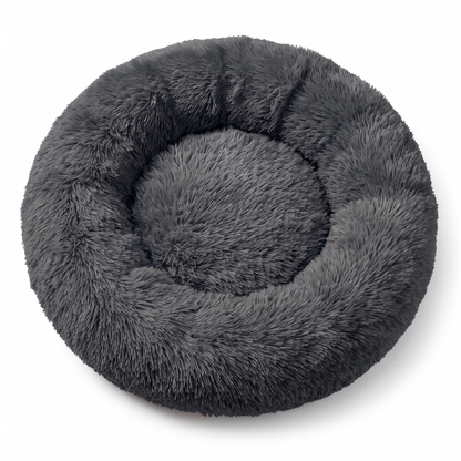 Donut Dog Bed with Raised Rim | Removable Washable Cover | S to XXL