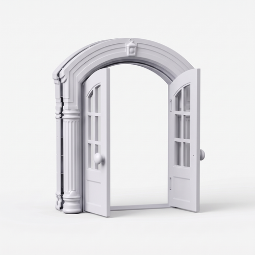 Cat Door for Doors and Walls | Arched Double Door Design | Lockable