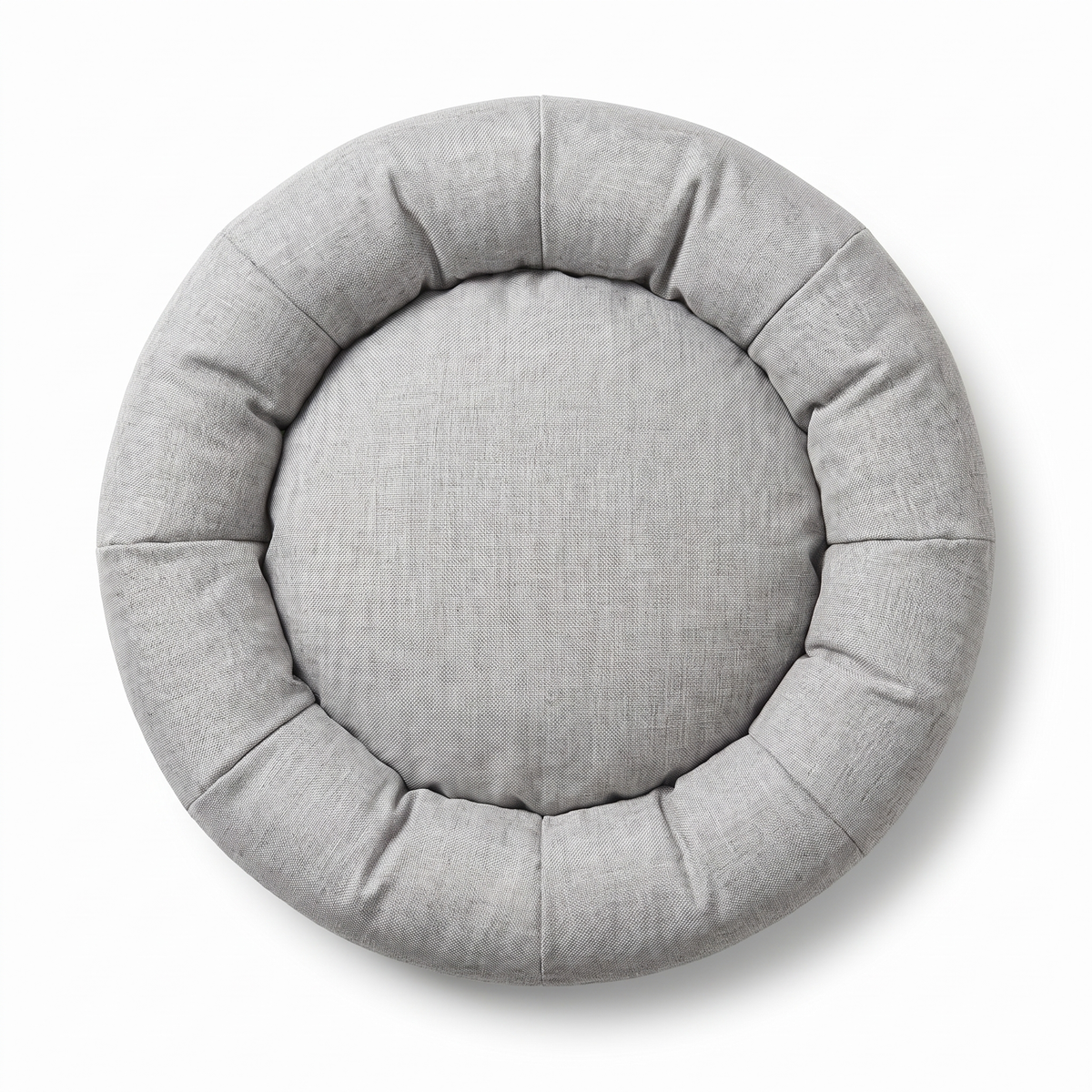 Donut Dog Bed with Raised Rim | Removable Washable Cover | S to XXL