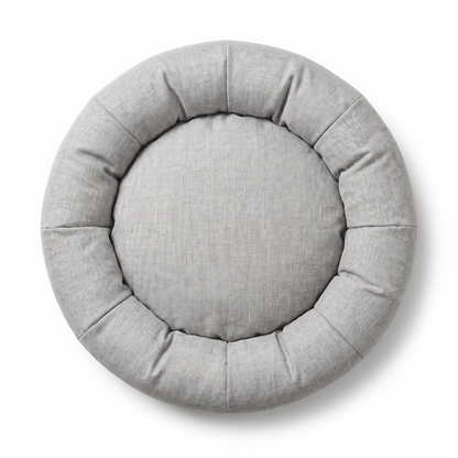 Donut Dog Bed with Raised Rim | Removable Washable Cover | S to XXL