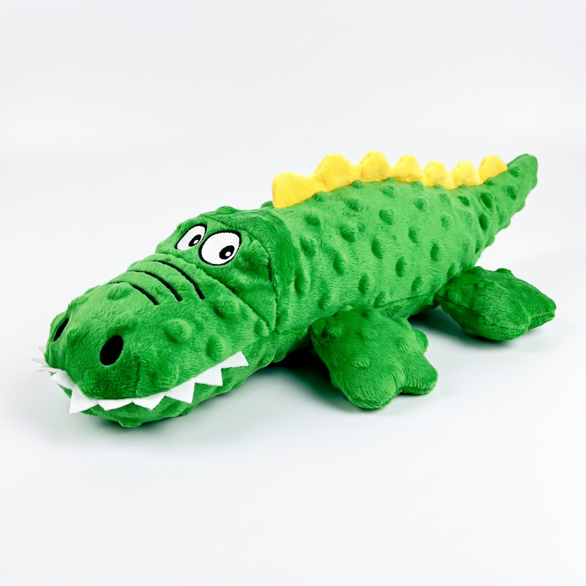 Squeaky Crocodile Dog Toy | Plush with Crinkle Paper | 14.6 in