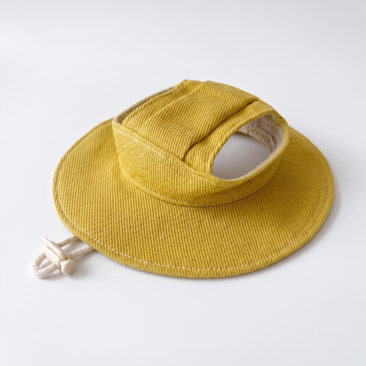 Cat Sun Hat for Hairless Cats | Ear Holes, Chin Cord | 16 Colors