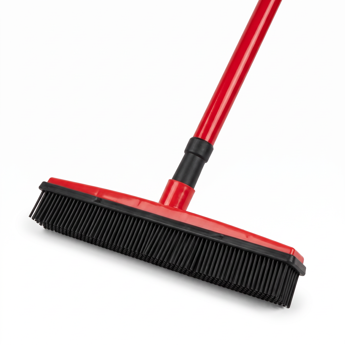 Pet Hair Removal Broom | Silicone Bristles for Carpet and Floors