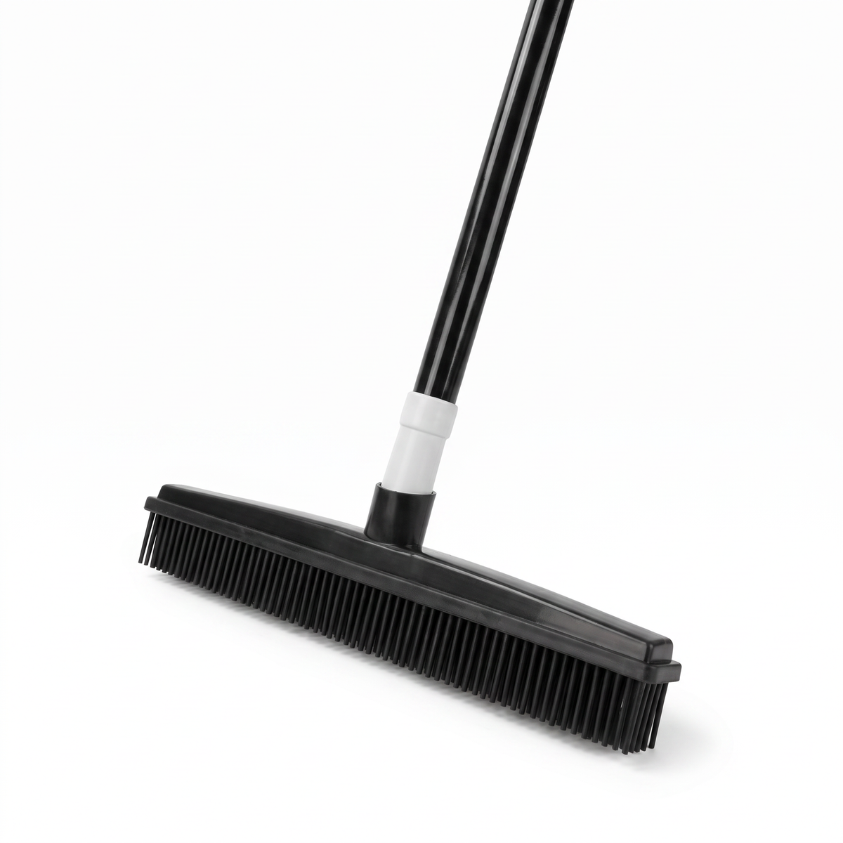 Pet Hair Removal Broom | Silicone Bristles for Carpet and Floors