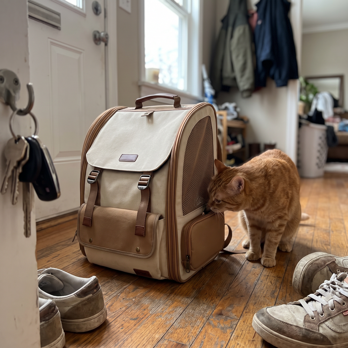Vintage Cat Carrier Bag | Backpack, Handbag or Tote, 7 Styles, up to 18 lb
