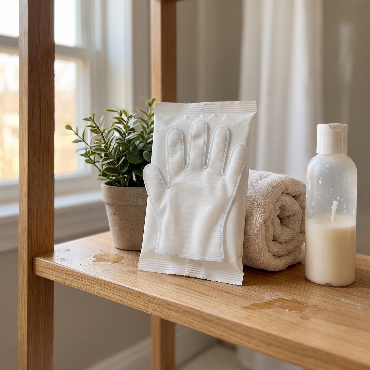 Pet Grooming Wipe Gloves for Dogs and Cats | Disposable, Five-Finger