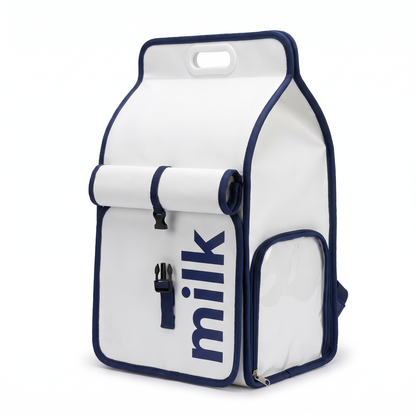 Cat Carrier Backpack, Milk Carton Design | Clear Front Panel, Backpack or Tote