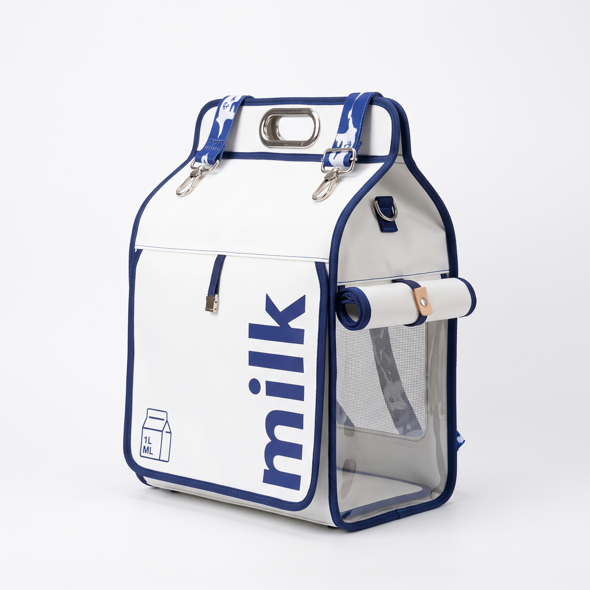 Cat Carrier Backpack, Milk Carton Design | Clear Front Panel, Backpack or Tote