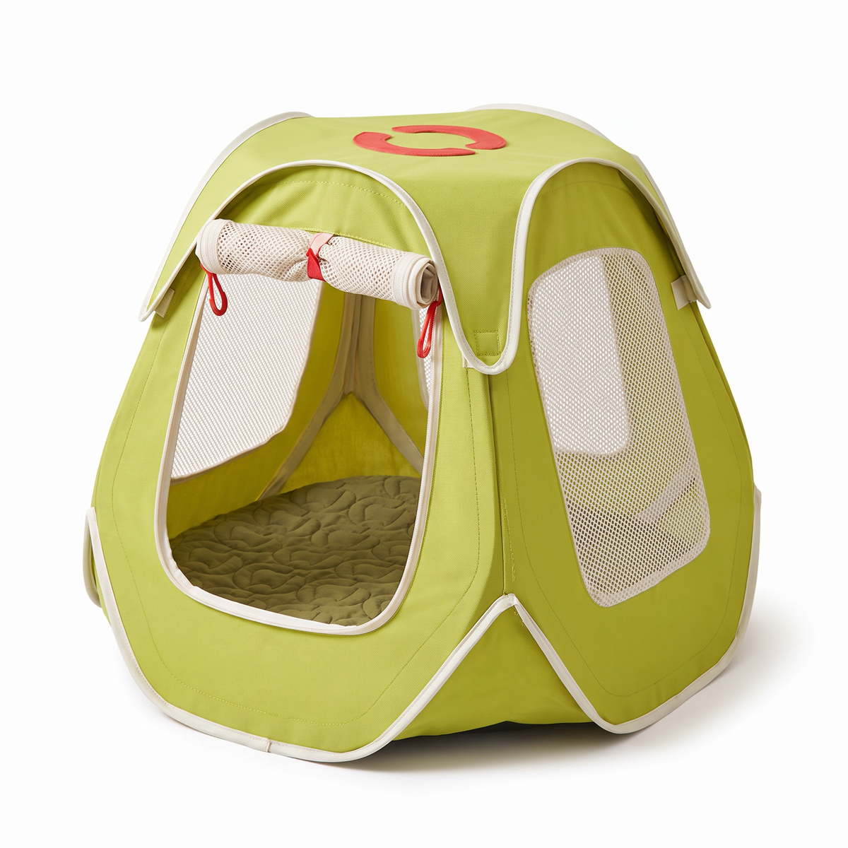 Foldable Cat Tent Bed | Mesh Windows, Padded Floor, Pets up to 30 lb
