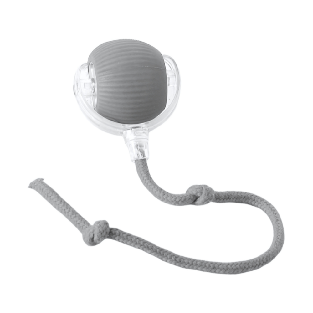 Moving Dog Ball with Rope Tail | Rechargeable, 2.3 in, 3 Colors