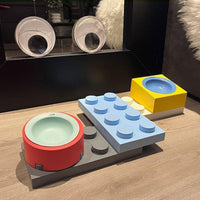 3 Bases, Square and Round Holders, 2 Ceramic and 2 Steel Bowls