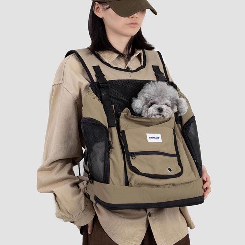 Hiking Cat Backpack Carrier | Wear Front or Back, Mesh Sides, up to 15 lb