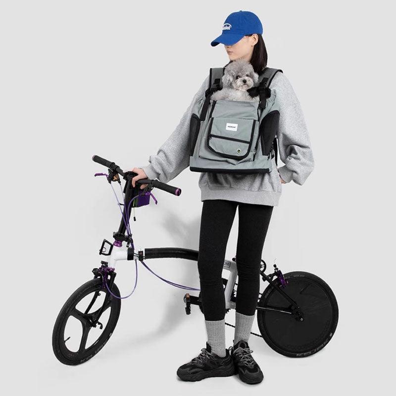 Hiking Cat Backpack Carrier | Wear Front or Back, Mesh Sides, up to 15 lb