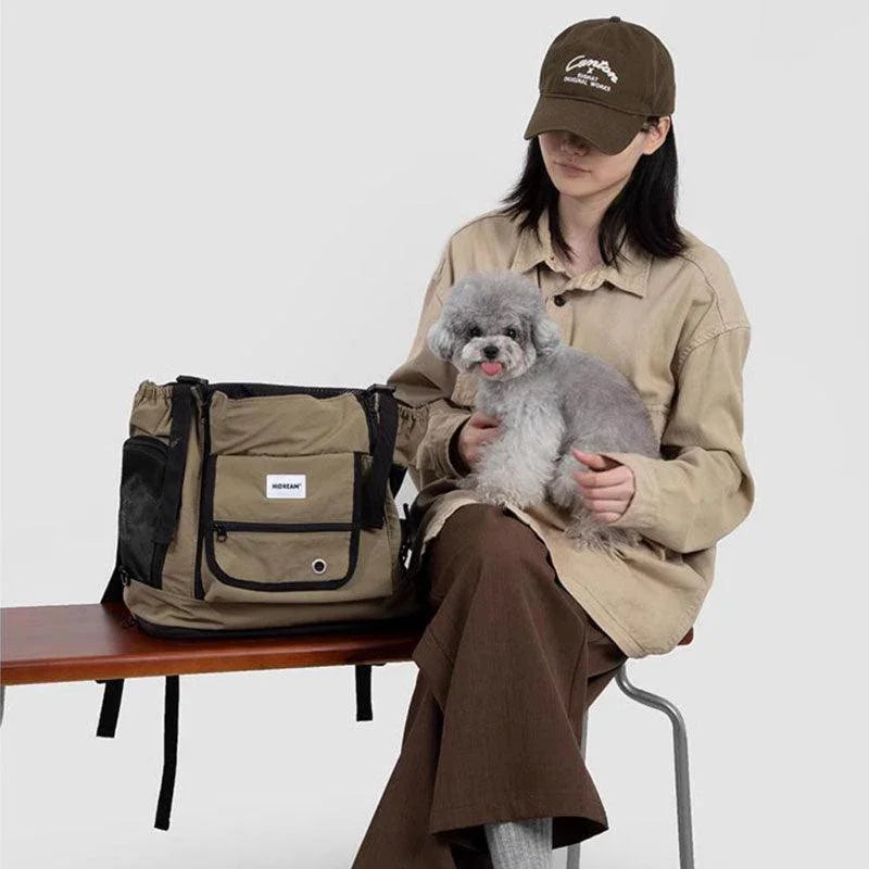 Hiking Cat Backpack Carrier | Wear Front or Back, Mesh Sides, up to 15 lb