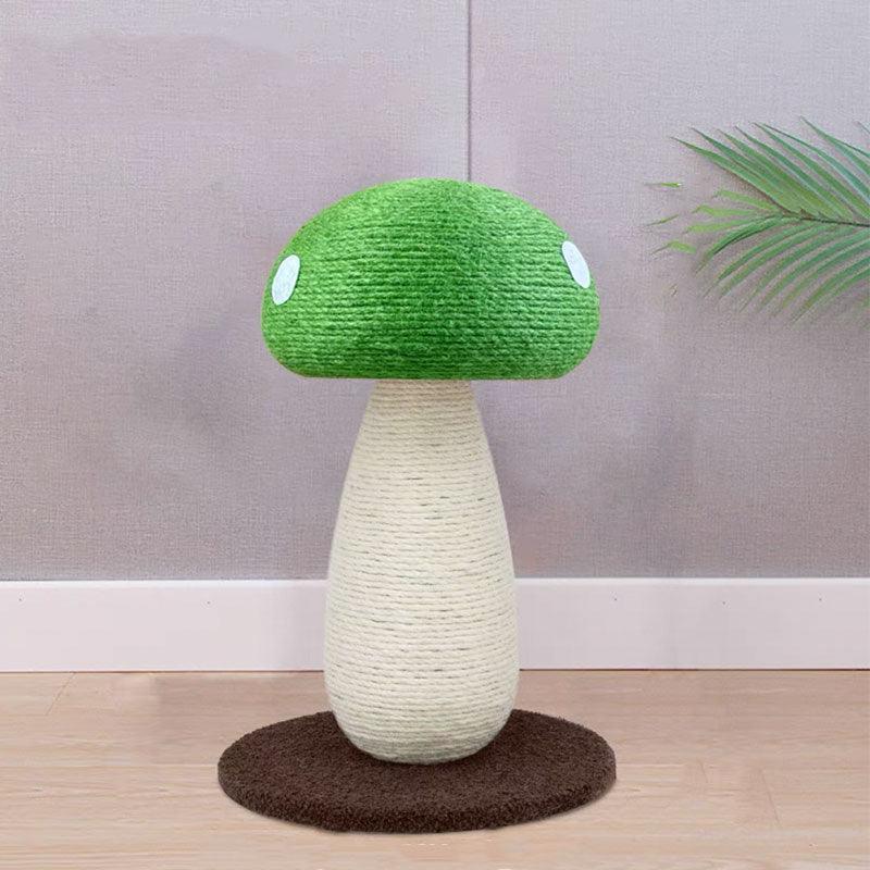 Mushroom Cat Scratching Post, Sisal | 5 Styles, 11.8 to 19.7 in Tall