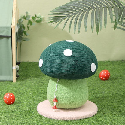 Mushroom Cat Scratching Post, Sisal | 5 Styles, 11.8 to 19.7 in Tall