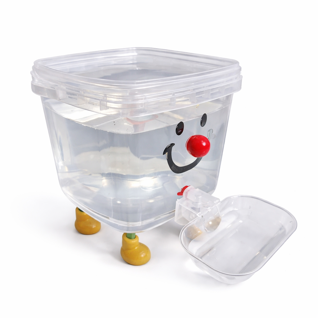Gravity Pet Water Dispenser | Smiley Face Tank | 0.8 or 1.3 Gallon
