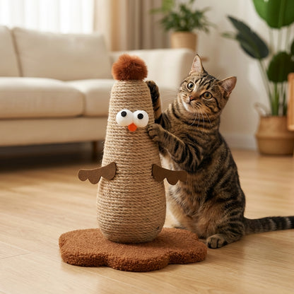 sisal-cat-scratching-post-chicken-shape-small-large