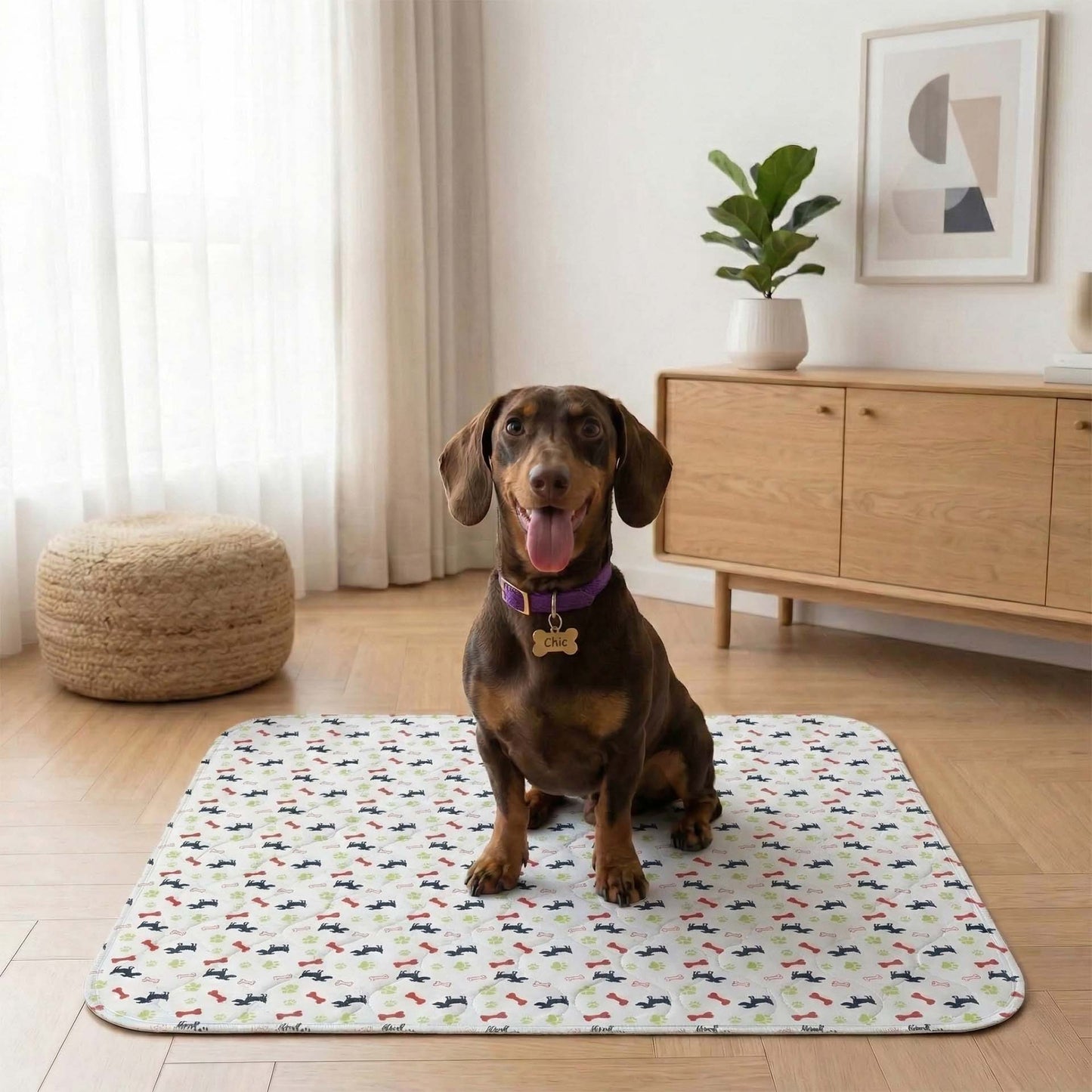 Reusable Dog Pee Pad | Washable & Leak-Proof | Anti-Slip | Eco-Friendly | Replaces Disposable Pads